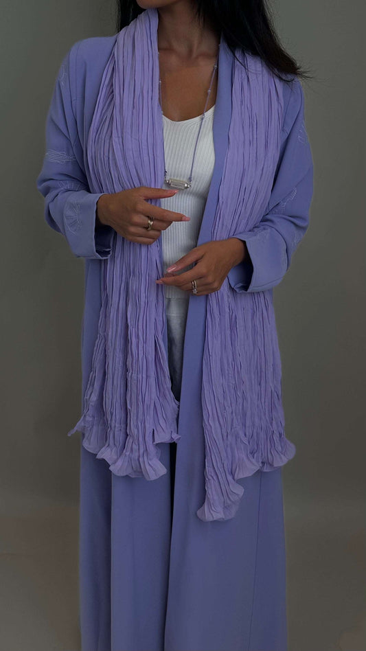Pleated shela-Lavander