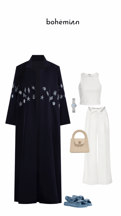 Deep ocean - Blue - black - Bohemian